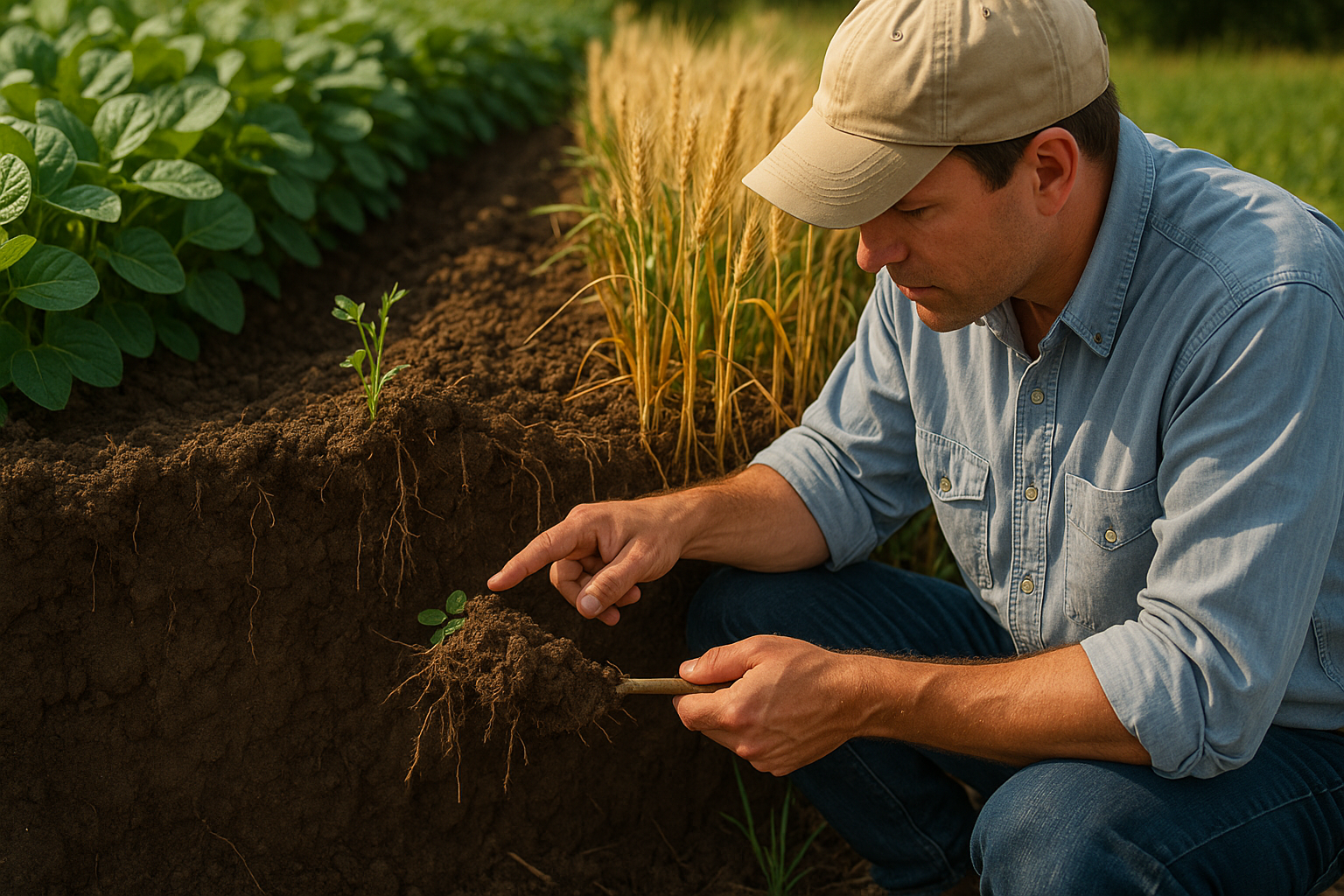 کشت متناوب باعث چه اتفاقی در خاک میشود